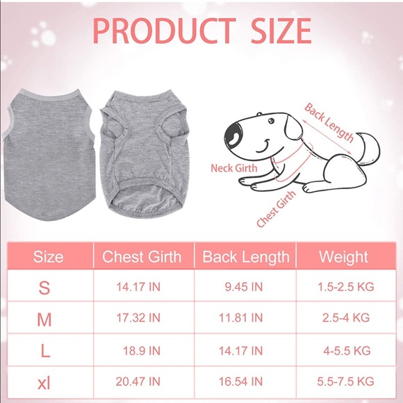 6 pieces Dog Shirts - Picture 3 of 6